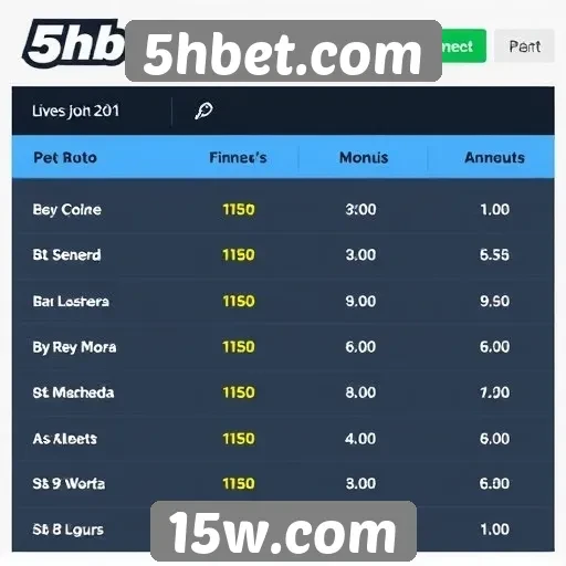Comparativo de bônus oferecidos pelo 5hbet.com